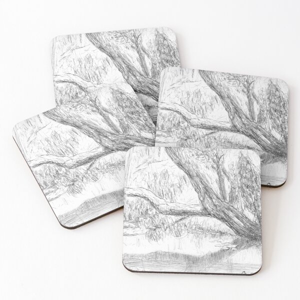 Australian Scene - Eureka Creek, Dimbulah, Qld, Aus. Coasters (Set of 4)