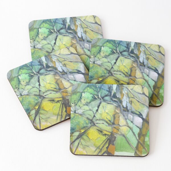 Item preview, Abstract nature scene with trees designed and sold by Kelly Onkoa.
