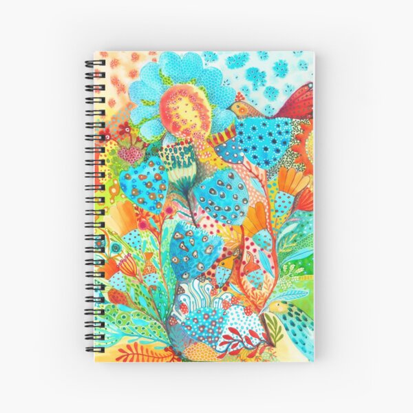 Summer garden Spiral Notebook