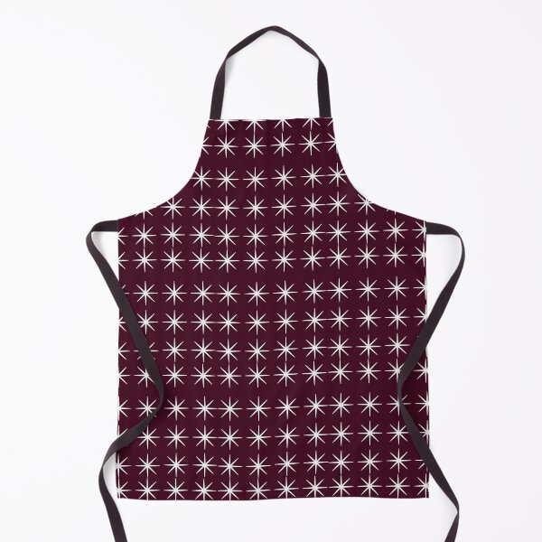 Item preview, Classy 8 Point white Stars with a dark red current background designed and sold by Vicky Rodden.