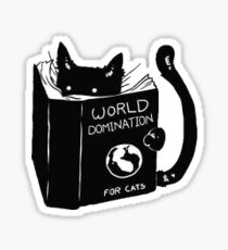 World domination cat Sticker