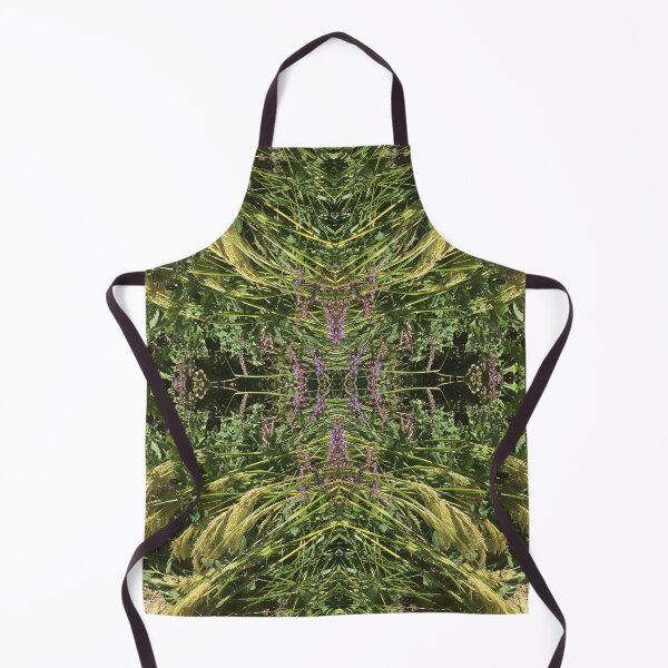 Item preview, Botanical, Divine - Golden Grass Beautifully Woven with Violet and Green Leaves designed and sold by RoseAromas.