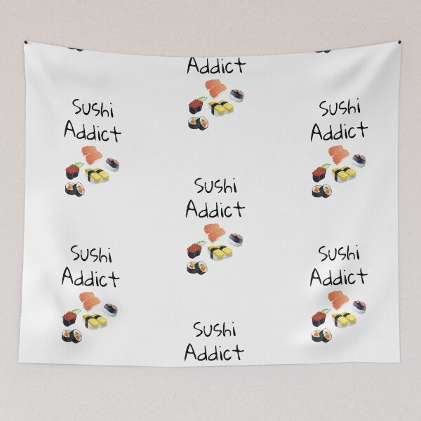Item preview, "Sushi Addict" In English with Sushi Chloe Art Designs designed and sold by ChloeArtDesigns.