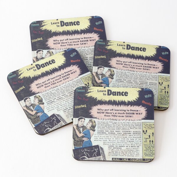 Item preview, Learn To Dance Vintage Ad designed and sold by LittleIconShop.