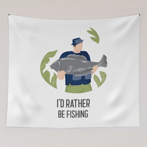 Item preview, I'd Rather Be Fishing - Cool Fishing Ideas For Fishing designed and sold by The Full Cart.