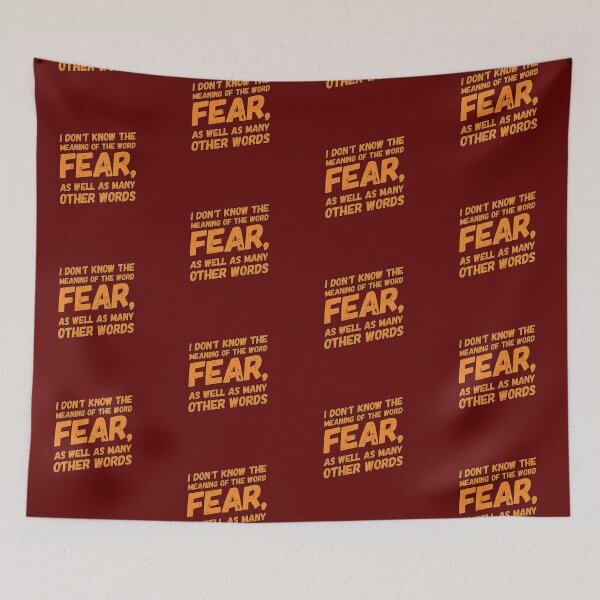 Item preview, Funny Do not Know the Meaning of the Word Fear designed and sold by bradm50.
