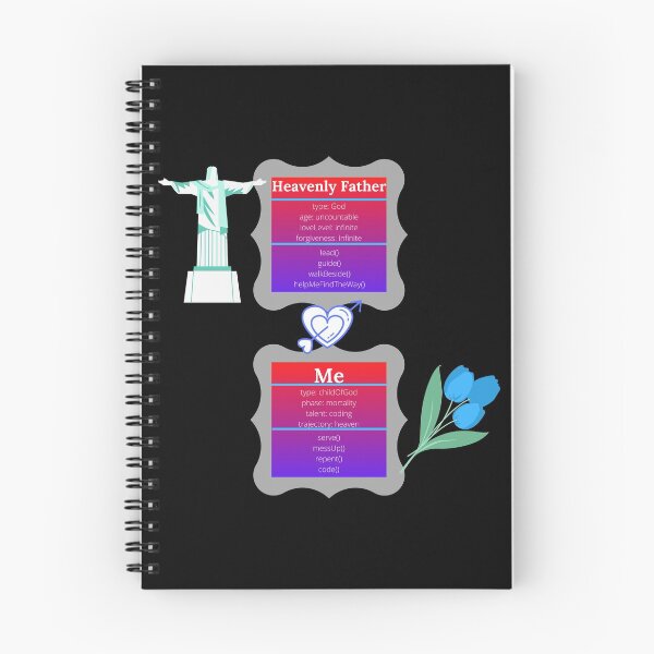 Item preview, Heavenly Father Loves Me UML Diagram designed and sold by ChristianCoding.
