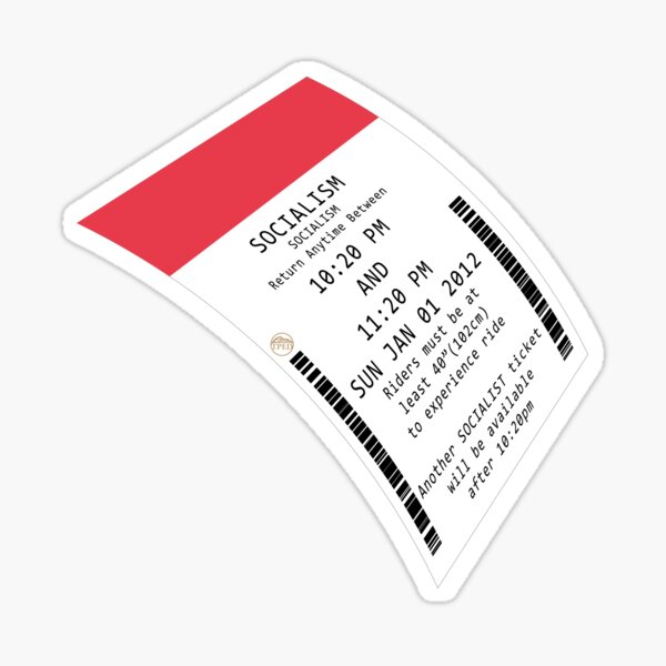Fastpass Socialism Sticker