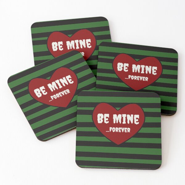 Item preview, Be Mine ...forever Valentines in green! designed and sold by Tranquilarrow.