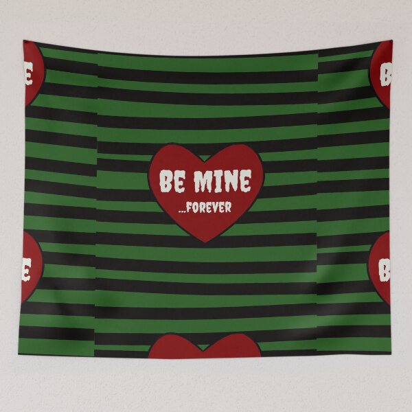 Item preview, Be Mine ...forever Valentines in green! designed and sold by Tranquilarrow.