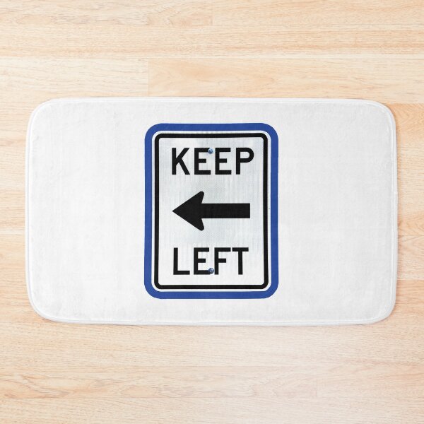 Item preview, Keep Left Street Street Sign designed and sold by SignsAreReal.