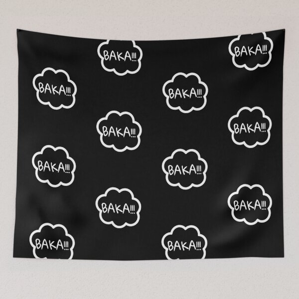 Item preview, "BAKA!!!" With bubble thought Chloe Art Designs designed and sold by ChloeArtDesigns.