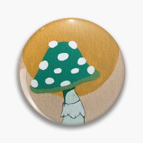 Item preview, Small Green Mushroom designed and sold by SoftSpookyArt.
