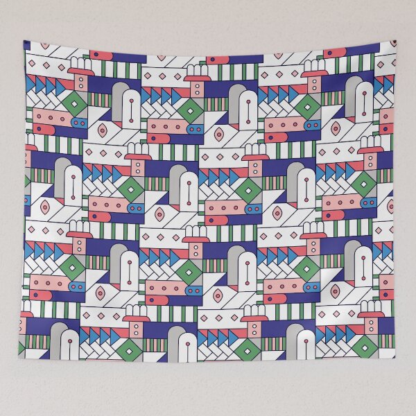 Item preview, Intricate Abstract Geometric Shape Mechanical Pattern designed and sold by GeekHeadDesigns.
