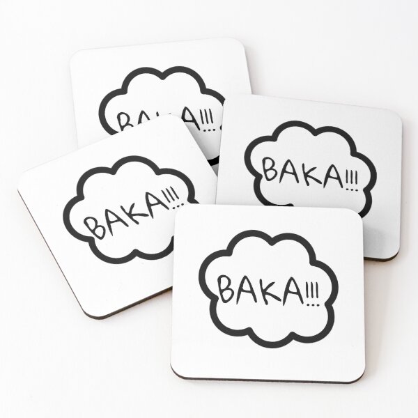 Item preview, "BAKA!!!" With bubble thought Chloe Art Designs designed and sold by ChloeArtDesigns.