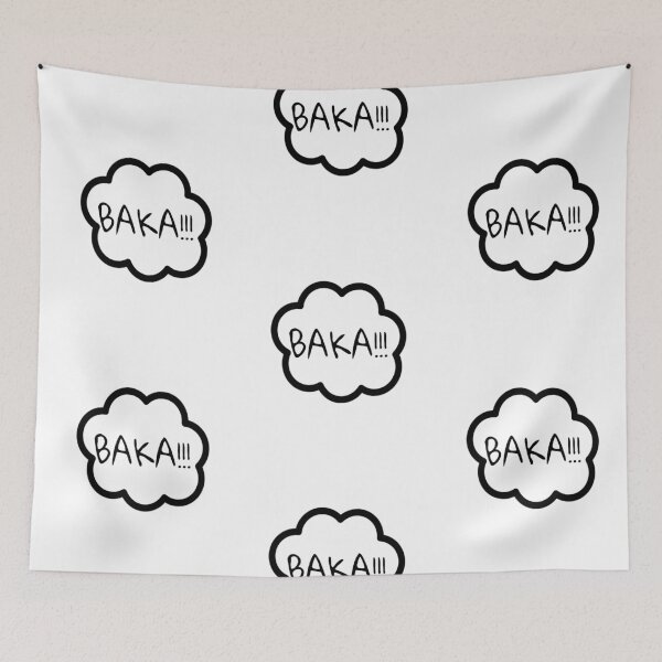 Item preview, "BAKA!!!" With bubble thought Chloe Art Designs designed and sold by ChloeArtDesigns.