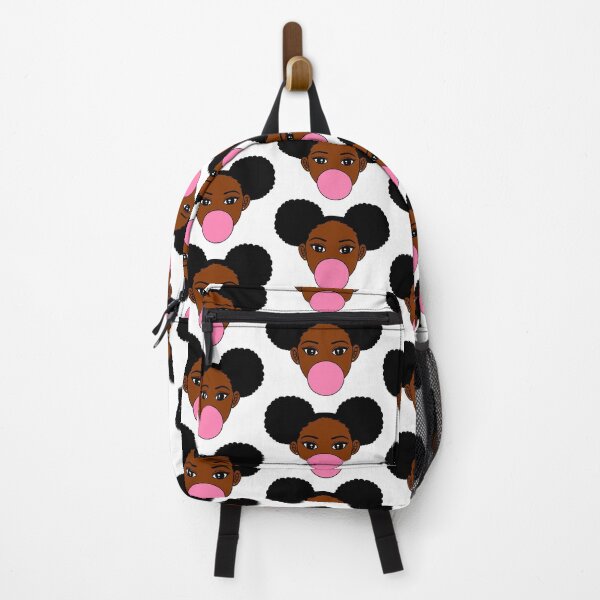 Item preview, Black Girl With Afro Puffs and Bubble Gum designed and sold by Deanna McRae.