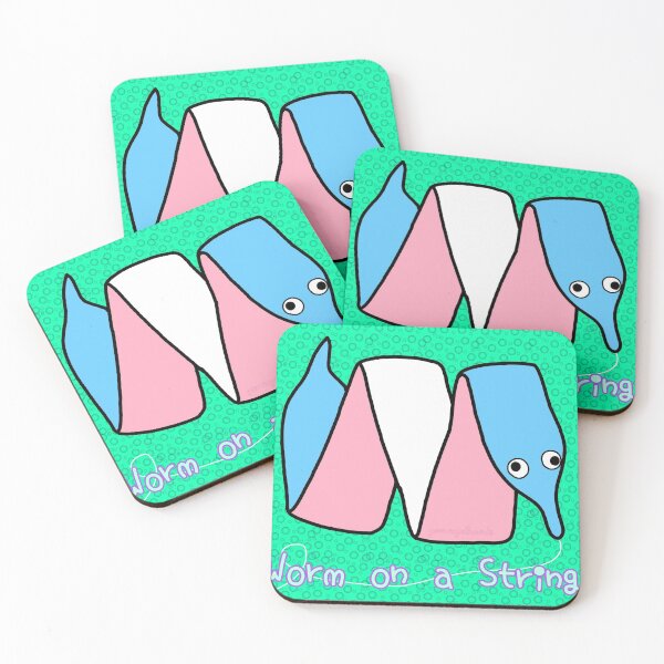 Item preview, Trans Pride Worm designed and sold by percyshark.