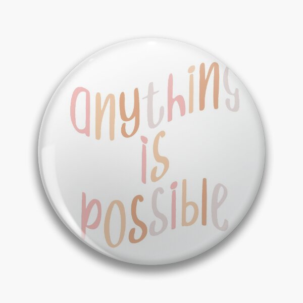 Item preview, anything is possible quote designed and sold by emmastickershop.
