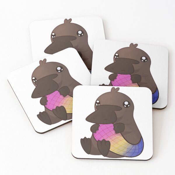 Item preview, Pan Pride Platypus designed and sold by celestialuka.