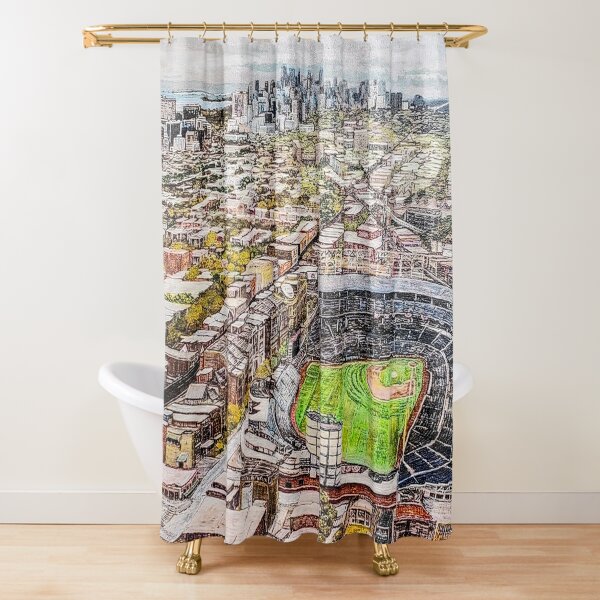 Ivy Outfield-Wrigley Field-Chicago Shower Curtain by Dale Chapel