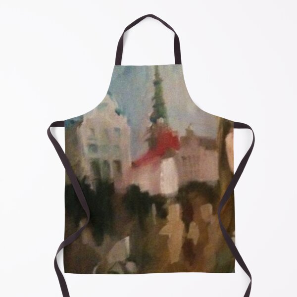 Item preview, Girl in abstracted European city designed and sold by Kelly Onkoa.