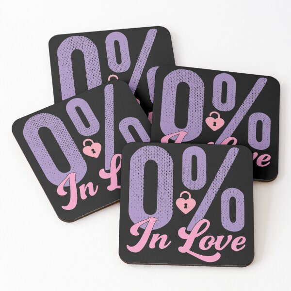 Item preview, Zero Percent In Love | Anti Social designed and sold by GravitiTees.