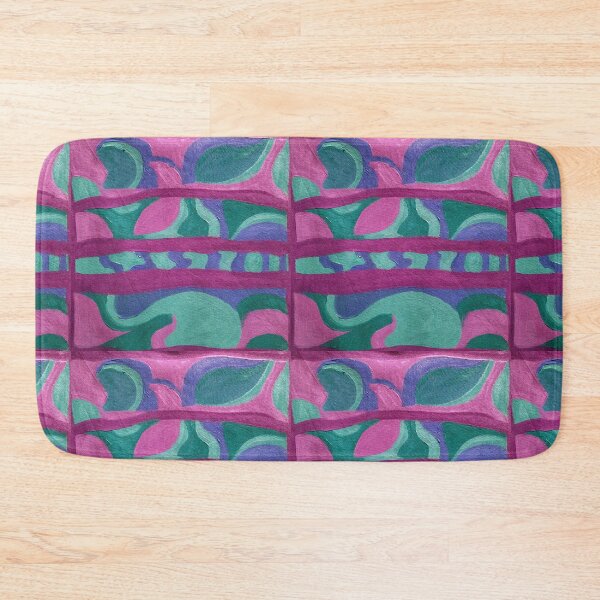 Item preview, All the Pink and Aqua from Original Acrylic Design VIVBRAD  Design Collection  designed and sold by vivbrad.