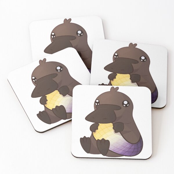 Item preview, Non Binary Pride Platypus designed and sold by celestialuka.