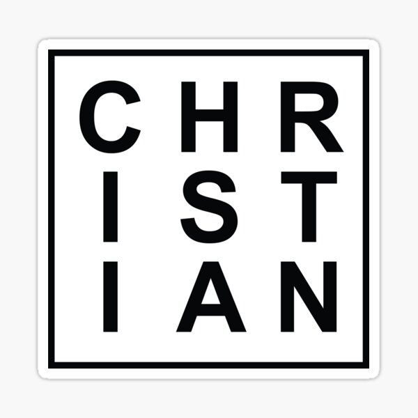 Item preview, Christian statement logo designed and sold by TheArtDesk.