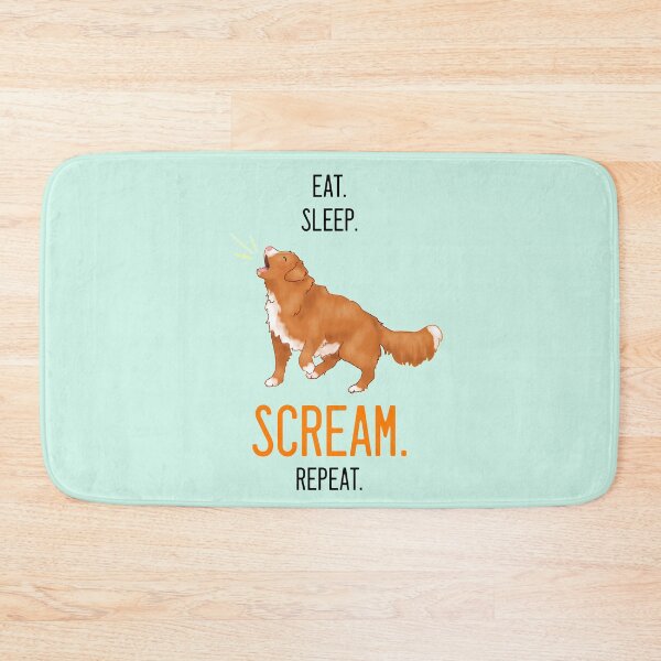 Item preview, Eat. Sleep. Scream. Repeat. Toller Design - Black Text designed and sold by BlossomCreative.