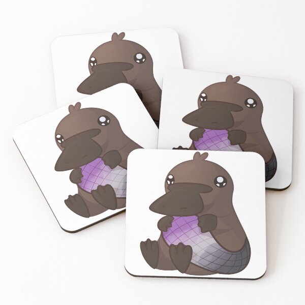 Item preview, Asexual Pride Platypus designed and sold by celestialuka.