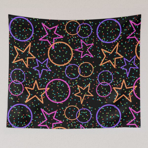 Item preview, Nostalgic Arcade Carpet 90s Birthday Party Pattern designed and sold by MixedBagMerch.