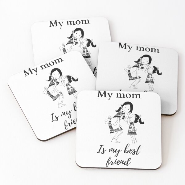 Item preview, "My mom is my best friend" . . . A young girl wants to tell her mom how much she loves her. designed and sold by JoelsCorner.