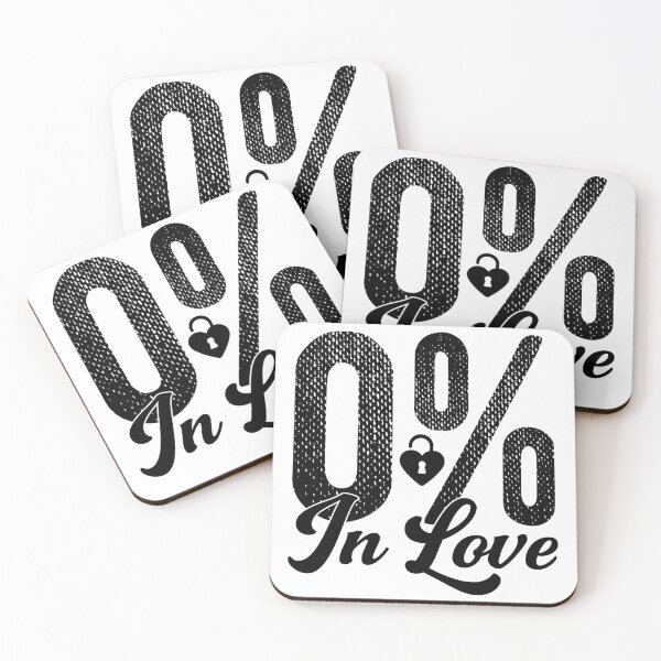 Item preview, Zero Percent In Love designed and sold by GravitiTees.