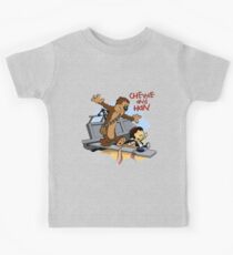 Calvin And Hobbes Parody Kids Tee