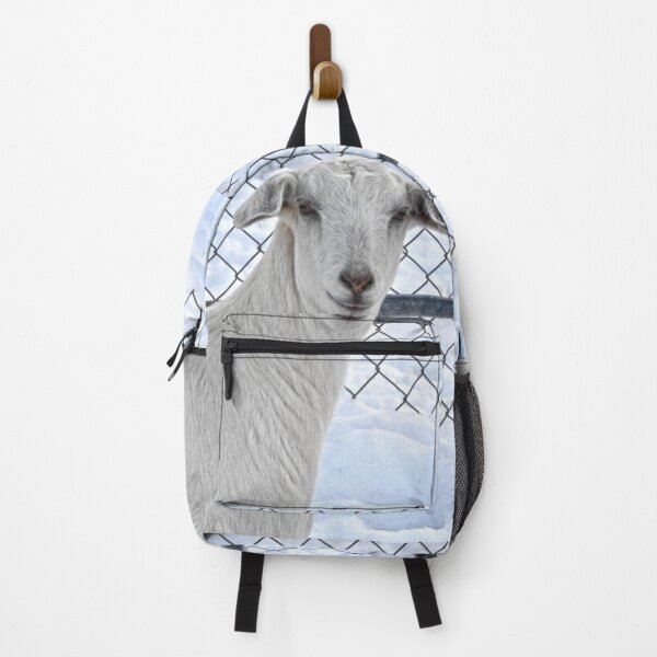 Item preview, white goat in the snow designed and sold by Stephanie  Skeem.