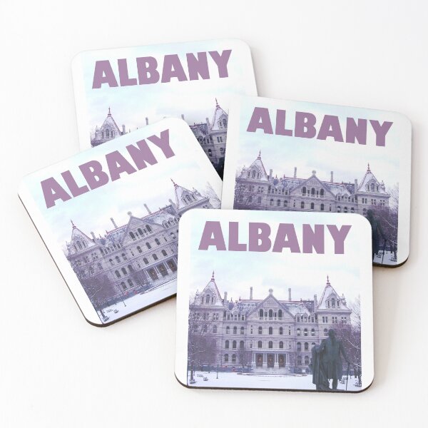 Item preview, Albany NY Capitol Building in Winter designed and sold by BatemanBranding.