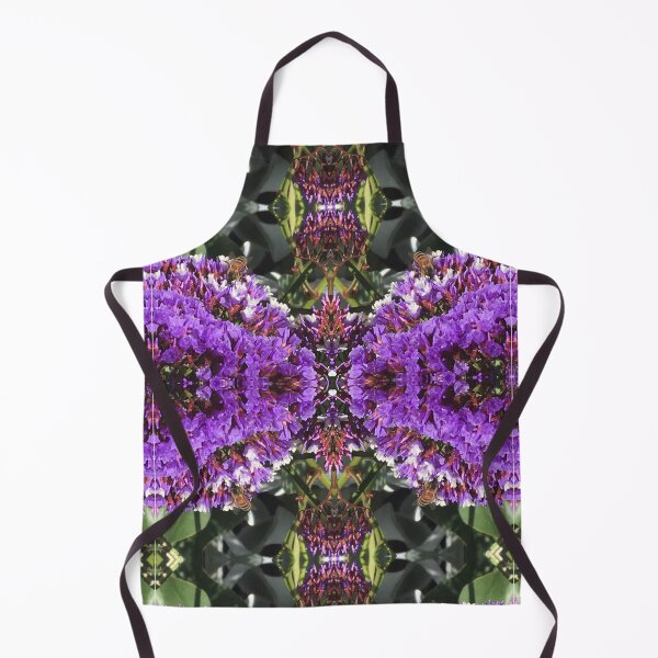 Item preview, Botanical, Divine - Summertime Honey Bees in Purple and Mauve Flower Fusion designed and sold by RoseAromas.