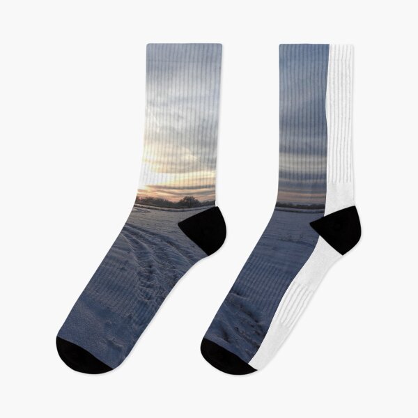 Item preview, the snowy road to light, driving off into the sunset designed and sold by Stephanie  Skeem.
