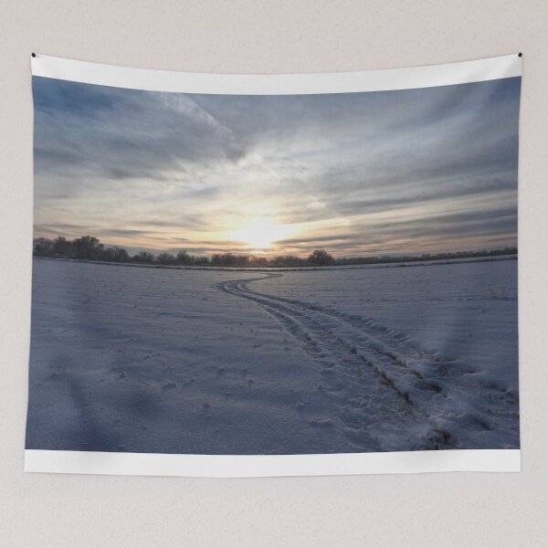 Item preview, the snowy road to light, driving off into the sunset designed and sold by Stephanie  Skeem.