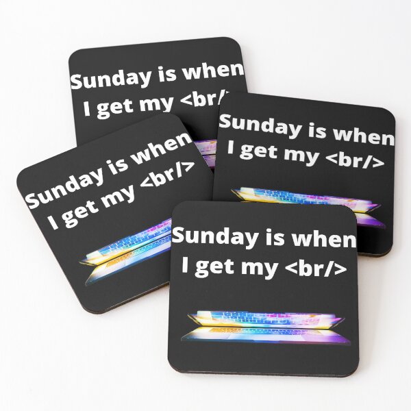 Item preview, Sunday is When I Get My </br> designed and sold by ChristianCoding.
