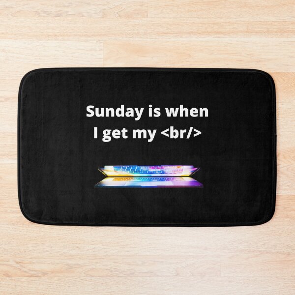 Item preview, Sunday is When I Get My </br> designed and sold by ChristianCoding.