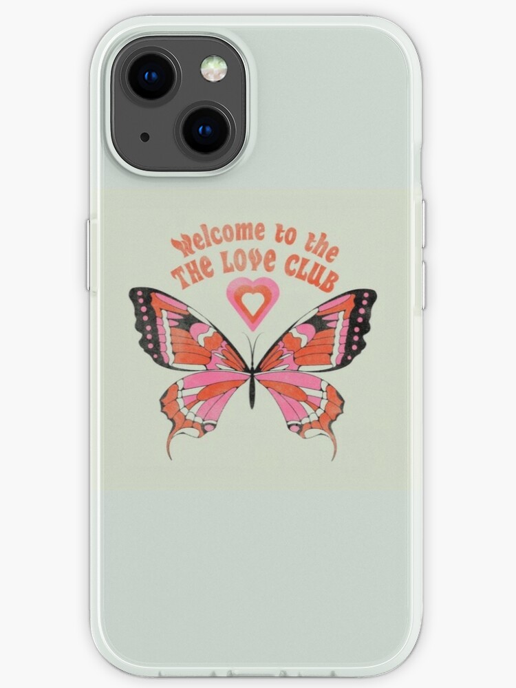 Funda de iPhone «mariposa estética bienvenido al club del amor» de Cindeele  | Redbubble