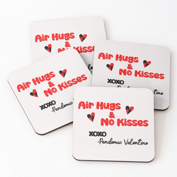 Item preview, Pandemic Valentine, Air Hugs & No Kisses, XOXO designed and sold by TroveLogic.