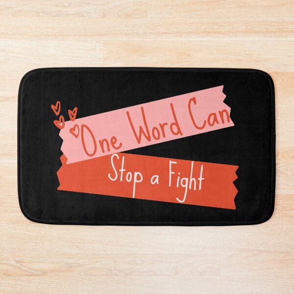 Item preview, One Word Can Stop a Fight --Kind Words-- designed and sold by TheShahinDesign.