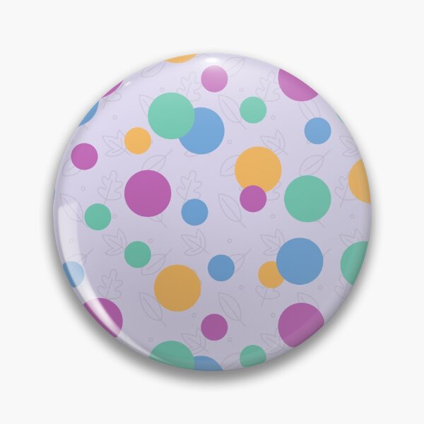 Item preview, Colorful Circles With Tiny Leaves designed and sold by BhavyaBathla.