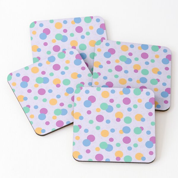Item preview, Colorful Circles With Tiny Leaves designed and sold by BhavyaBathla.
