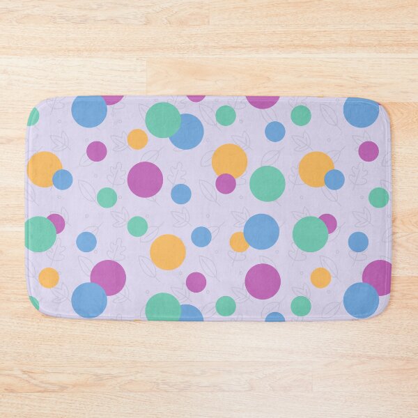 Item preview, Colorful Circles With Tiny Leaves designed and sold by BhavyaBathla.