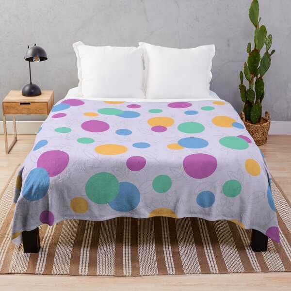 Item preview, Colorful Circles With Tiny Leaves designed and sold by BhavyaBathla.
